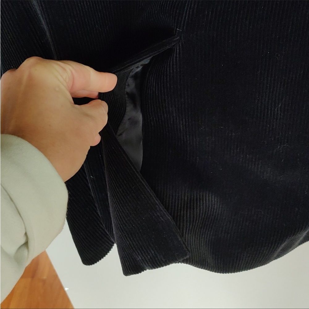 VTG Polo Ralph Lauren Corduroy Sport Coat Black Size Mens Large - Picture 9 of 10